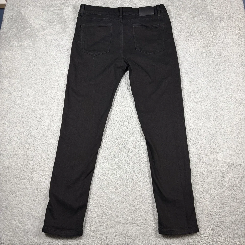 Purple Brand Black Jeans Mens 36x30 P001 Skinny Stretch Lycra